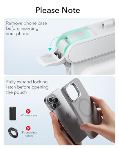 ESR Waterproof Phone Pouch for iPhone 15 Pro Max /14 Pro Max, Clear | Underwater Touch Sensitivity, IPX8 Floating Waterproof Cellphone Case with Lanyard, Dry Bag for Snorkeling - color: Clear