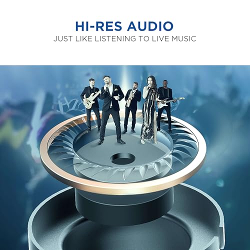 1MORE Triple Driver in-Ear Earphones Hi-Res Headphones with High Resolution, Bass Driven Sound, MEMS Mic, in-Line Remote, High Fidelity for Smartphones/PC/Tablet - Silver - color: Silver