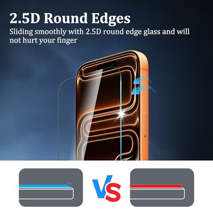 2+1+2 Pack Screen Protector for iPhone 17 Pro Max - size: 17 Pro Max