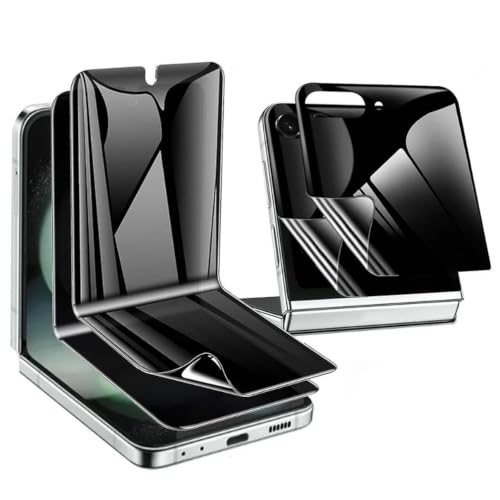 2 Pack Privacy Hydrogel Screen Protector for Samsung Galaxy Z Flip5 - size: Privacy Samsung Galaxy Z Flip 5