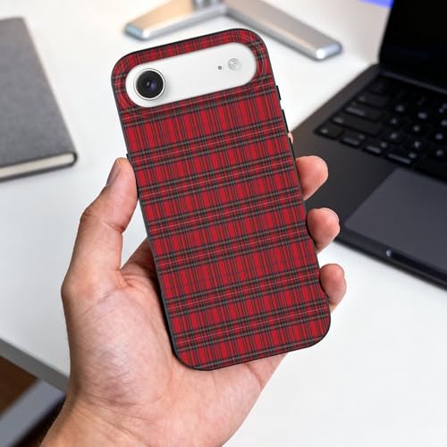 Royal Stewart TartanAnti-Yellowing Soft TPU Phone Case for iPhone 17, Shockproof and Scratch-Resistant Case - color: black-style-5