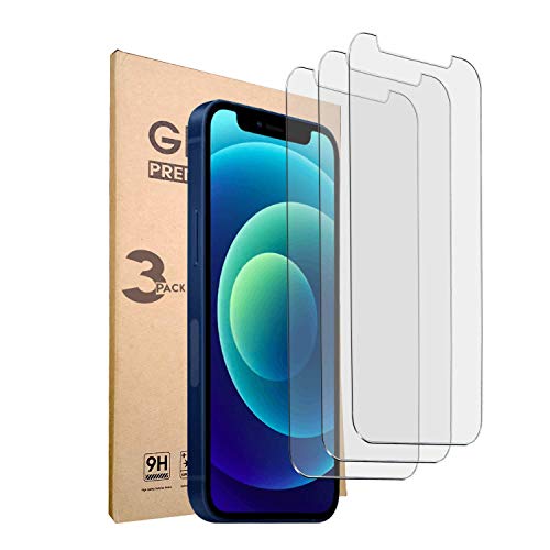 iPhone 12 Mini Screen Protector - (5.4 Inch) Tempered Glass Screen Compatible with Apple (3 PACK)