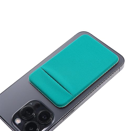 Stick-On Phone Pouch - Adhesive Back Pocket for Cards, Men & Women - Black - color: Black