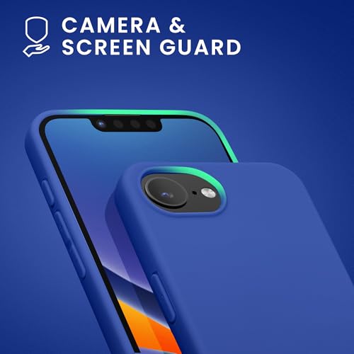 kwmobile Case Compatible with Apple iPhone 17e / iPhone 16e Case - Soft Slim Protective TPU Silicone Cover - Baltic Blue - color: Baltic Blue
