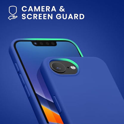 kwmobile Case Compatible with Apple iPhone 17e / iPhone 16e Case - Soft Slim Protective TPU Silicone Cover - Baltic Blue - color: Baltic Blue
