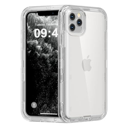 Follaroma for iPhone 11 Pro Max Case, Shockproof, Crystal Clear | Heavy Duty Shockproof Protection Phone Cases, Anti-Drop, Military Grade Dual Layer Transparent Rugged Protective Cover, 6.5" - color: Clear, size: iPhone 11 Pro Max 6.5‘’