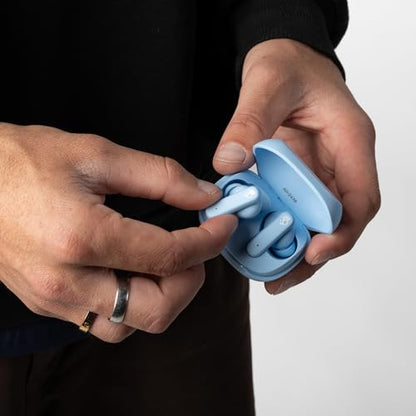 Skullcandy Smokin’ Buds Wireless Noise Isolating Earbuds - Preppy Blue - color: Preppy Blue
