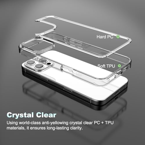 for iPhone 16 Pro Max Clear Bumper Frame No-Back Case, Slim Fit Ultra-Light Anti-Yellowing Transparent Protection Heat Dissipation Bezel Phone Cover Case 6.9" 2024 - color: Clear, size: iPhone 16 Pro Max