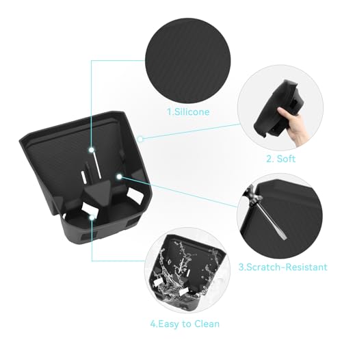 smabee 2 in 1 Wireless Charging Cup Holder Organizer for BMW X3 2025 2026 - size: 2 in 1 Wireless Charging Cup Holder Cover