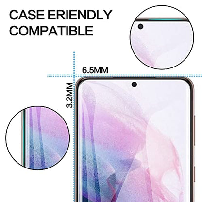 LYWHL [2 Pack for Samsung Galaxy S21 Plus Privacy Screen Protector, Anti-Spy Full Adhesive Flexible Film for Galaxy S21 Plus, [Compatible Fingerprint] Easy Installation Frame - size: Samsung Galaxy S21 Plus