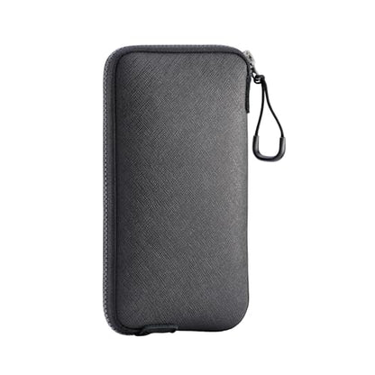 OneJoy Neoprene Phone Pouch, Lightweight Protective Cellphone Sleeve with Large Zipper Opening, Inner Pocket, Thermal Insulated, Durable Cell Phone Carrier for iPhone & Smartphones [ Black ] - color: Black