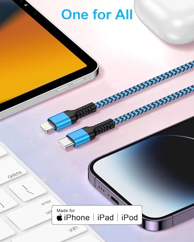 USBC to Lightning Carplay Cable 3ft, Car Charger for iPhone 14 13 12 11 Pro - size: 3 FT, style: USB-C to Lightning