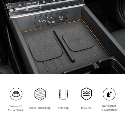 Center Console Wireless Charging for 2024-2026 Santa Fe Accessories - size: For Santa Fe 2024-2026