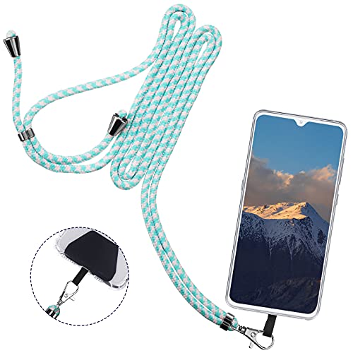Weewooday 4 Pcs Phone Lanyard Crossbody Phone Strap, Light Color Series - color: Light Color Series