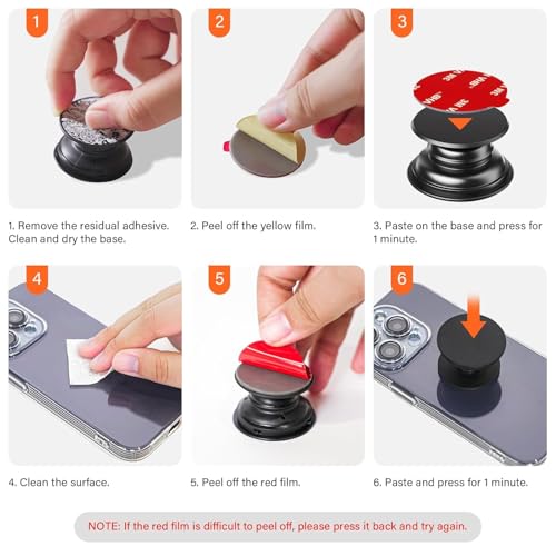 APPS2Car 10 Pack 3M VHB Double Sided Adhesive Pads 1.38 Inches (35mm) - size: Round - 1.38"