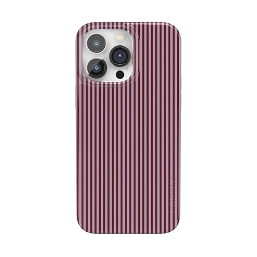 Casely iPhone 14 Pro Case | Stripes and the City | Tiny Pinstripe | Compatible with MagSafe | Classic Ultra Slim Design - color: Stripes and the City | Tiny Pinstripe, size: Iphone 14 Pro