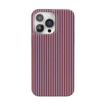 Casely iPhone 14 Pro Case | Stripes and the City | Tiny Pinstripe | Compatible with MagSafe | Classic Ultra Slim Design - color: Stripes and the City | Tiny Pinstripe, size: Iphone 14 Pro