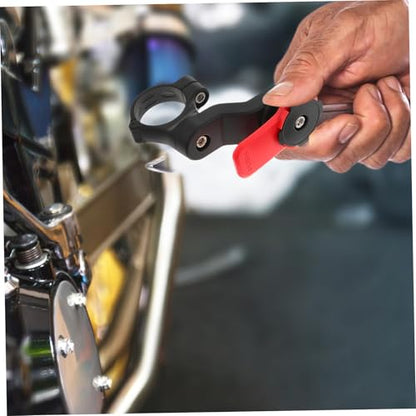 Red Plastic Bike Phone Holder with Anti Vibration Shock Absorption