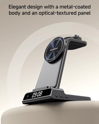 3 in 1 Charging Dock for Garmin Watch, Magnetic Charger for iPhone 18 Pro