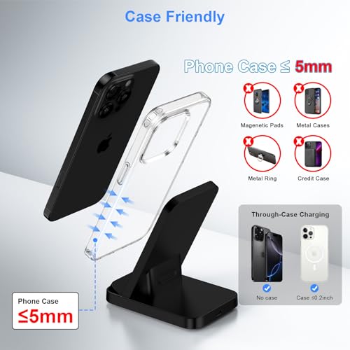 Wireless Charger Fast Charging Stand for Samsung Phone Charger Android Desk