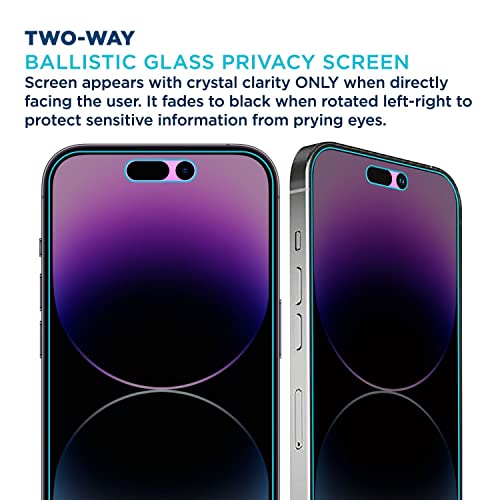 Tech Armor Privacy Glass for iPhone 14 Pro Max Screen Protector 1-Pack - size: iPhone 14 Pro Max-6.7 Inch