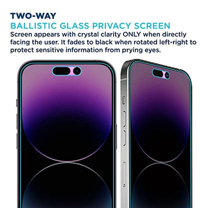 Tech Armor Privacy Glass for iPhone 14 Pro Max Screen Protector 1-Pack - size: iPhone 14 Pro Max-6.7 Inch