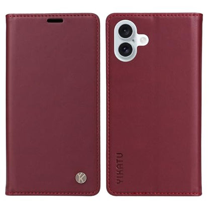 Caseurban Compatible with iPhone 16 Plus Wallet Case PU Leather Flip Folio Case with Card Holder Magnetic Closure Shockproof Protective Phone Cover Black - color: Black, size: iPhone 16 Plus