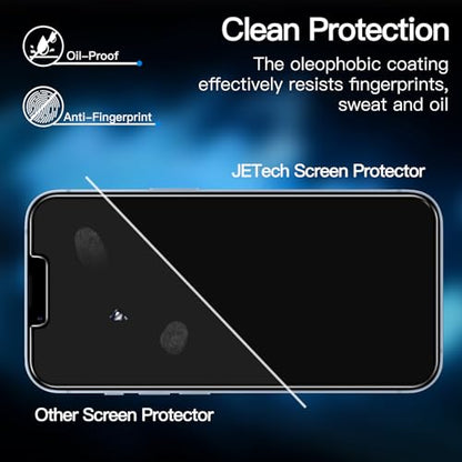JETech Screen Protector for iPhone 13 Pro, 2+2 Pack - size: iPhone 13 Pro