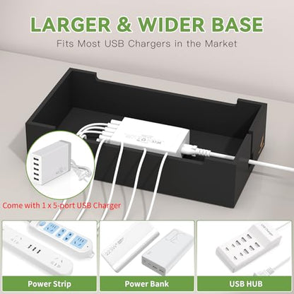 Pezin & Hulin Docking Station for Multi Devices -Natural + Black - color: Natural+Black