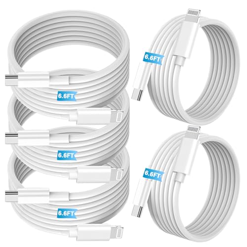 Gartmost for USB C to Lightning Cable, 5Pack [MFi Certified, 6.6FT*5] - size: 6.6ft+6.6ft+6.6ft+6.6ft+6.6ft