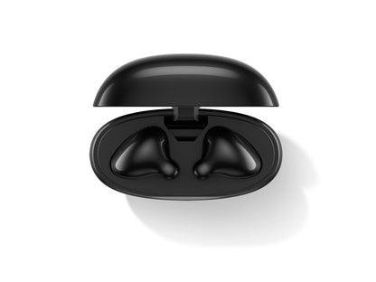 Lenovo E310 True Wireless Earbuds, Bluetooth 5.3 TWS Headphones with 13mm Drivers, AI Noise Reduction Mic, Up to 20H Battery with Case, USB-C Charging, IPX4 Water Resistant, Touch Control, Black - color: Black
