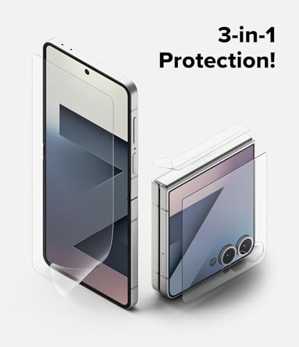 Ringke for Samsung Galaxy Z Flip 7 Screen Protector [3-in-1 Protector Pro]