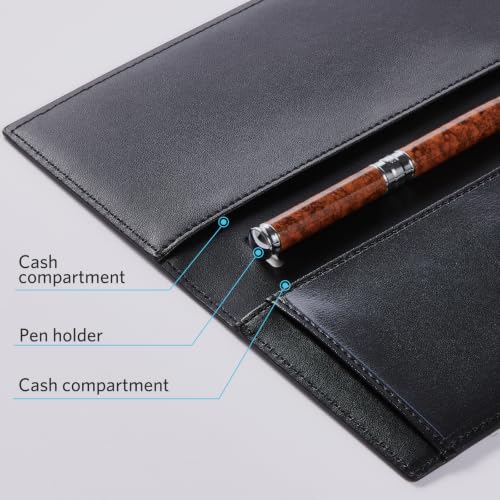 CoBak Checkbook Cover for Women & Men - PU Leather Case with RFID Blocking | Classic Design Check Book Holder for Personal and Business - color: Bloom Garden