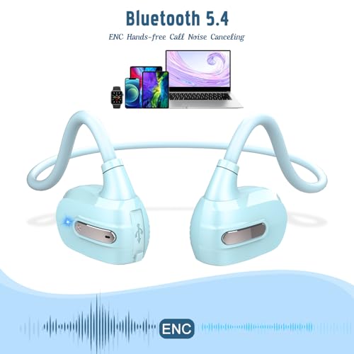 BANIGIPA Kids Headphones, Open Ear Headphones for Teens Child Boys Girls - color: G03-Sky Blue