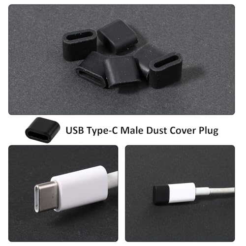 36 Pcs USB Anti Dust Cover Plugs Type-C Dust Stopper Port Protector