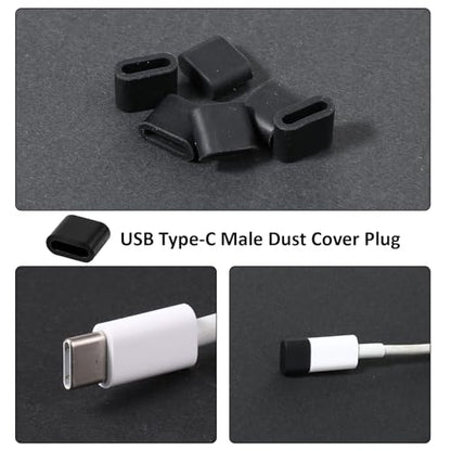 36 Pcs USB Anti Dust Cover Plugs Type-C Dust Stopper Port Protector