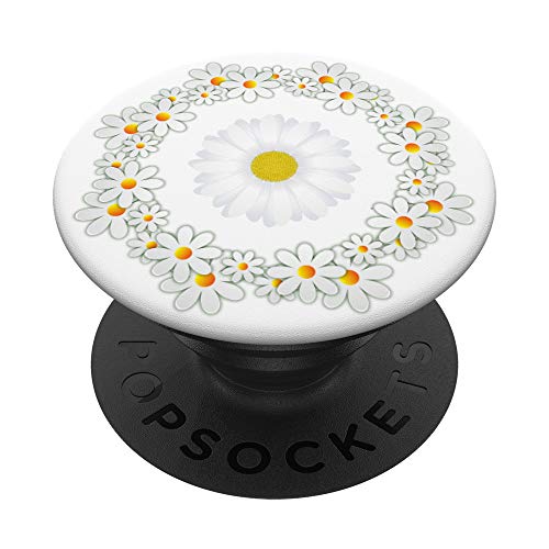 Daisy Pop Socket White Yellow Floral Design Beautiful Flower