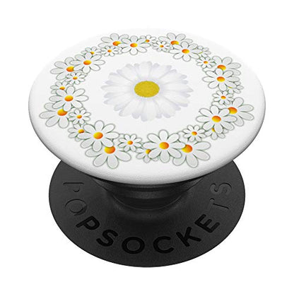 Daisy Pop Socket White Yellow Floral Design Beautiful Flower