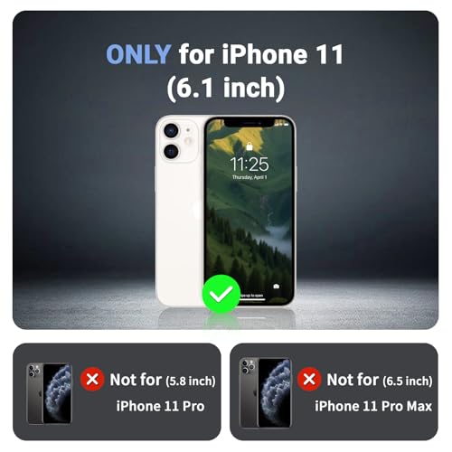 jaroco Magnetic for iPhone 11 Case Heavy Duty Protection Army Green | Compatible with MagSafe,Military Grade Drop Protection,Translucent Matte,Non-Slip,Shockproof 2-Layer Durable Bumper Case - color: Army Green, size: iPhone 11