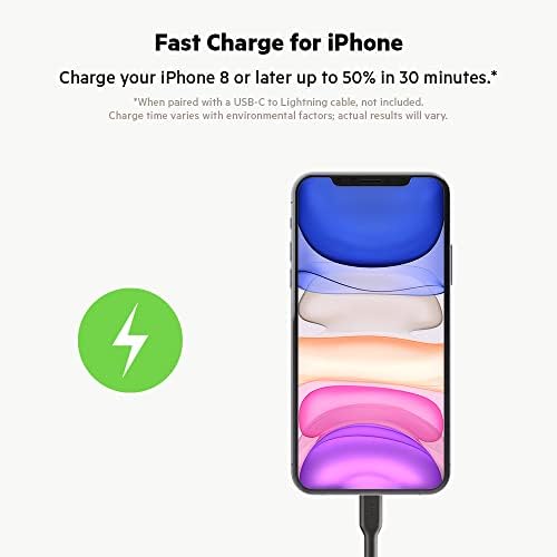 Belkin 36-Watt Dual-USB Car Charger-Power Delivery 2 18W USB-C Ports with PPS Charging Apple iPhone 14,14 Pro,14 Pro Max,iPhone 13,13-Pro,13-Pro Max Samsung Galaxy,AirPods-USB-C Charger (Pack of 6) - size: Dual Port (36W) (Pack of 6), style: Dual USB-C