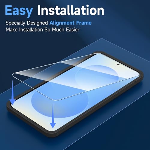 LYWHL 2-Pack Samsung Galaxy S25 Plus Screen Protector, Tempered Glass for S25+ with Alignment Frame, Sensitive Touch & Fingerprint Unlock, Anti-Scratch Case Friendly Bubble Free Easy Install HD Clear - size: Samsung Galaxy S25 Plus