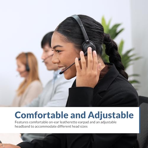 Cyber Acoustics AC-104ENC Mono USB Headset with ENC, in-Line Controls - style: USB Mono ENC Headset