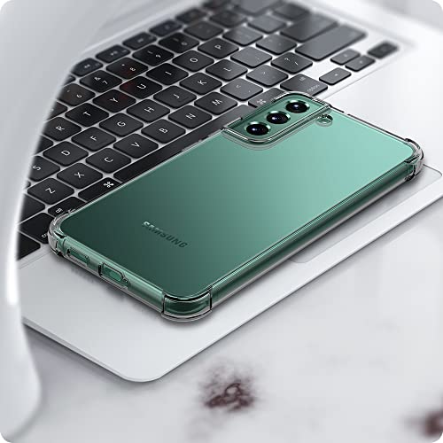 Case for Samsung Galaxy S22 Case, Galaxy S22 Case, Ultra [Slim Thin] Scratch Resistant Flexible TPU Gel Rubber Soft Silicone Protective Clear Case Cover for Samsung Galaxy S22 (Clear) - size: S22