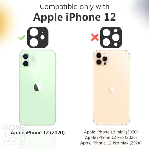 Rome Tech Clear Case Compatible with MagSafe for iPhone 12/12 Pro 6.1" (2020) - Slim and Rugged Fit Thin Shockproof Case Compatible with Magsafe Devices - Clarity - style: iPhone 12 / 12 Pro