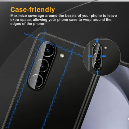 3 Pack Camera Lens Protector for Samsung Galaxy Z Fold 5 - size: Galaxy Z Fold 5