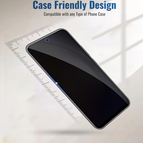 Lyphpe【3 Pack Privacy Screen Protector for samsung galaxy A54 5G 9H Tempered Glass Anti-Spy Private Film Compatible for Samsung A54 5G Case Friendly