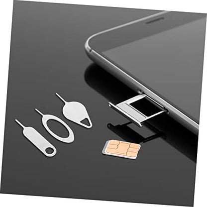 100 Pcs Steel Sim Card Eject Pins for Phones and Tablets