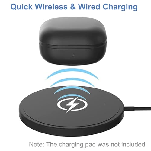 Charging Case for Galaxy Buds 2 Pro SM-R510, Charger Station ONLY for Samsung Galaxy Buds 2 Pro Bluetooth Earbuds (Black)