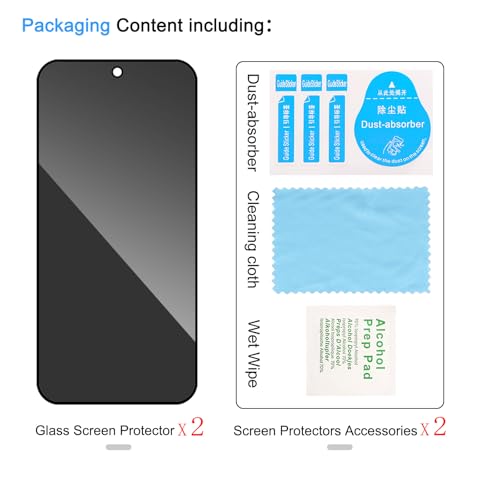 2 Pack Privacy Screen Protector for Oneplus 15
