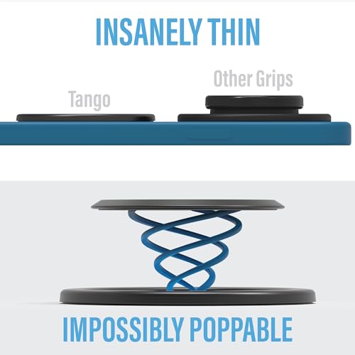 Tango Ultra Thin Grip for MagSafe: One Hand Pop, Stand, 10x Expandable, Space Grade Steel, Removable for Wireless Charging. Half The Thickness, Twice The Pop - Limited Edition: Great Seal of The USA!